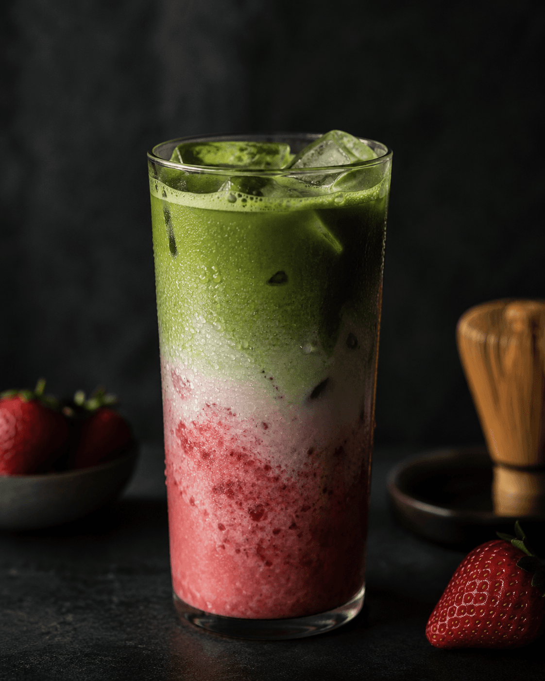 Strawberry Matcha Latte